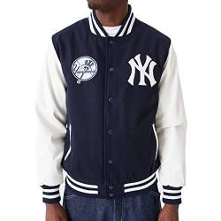 New Era - MLB New York Yankees Wordmark Varsity Jacke Farbe Blau, Größe 3XL von New Era