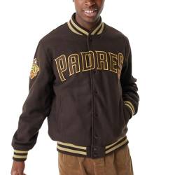 New Era - MLB San Diego Padres Patch Varsity Jacke, Größe:XXL von New Era