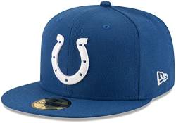 New Era NFL 59FIFTY Team Color Authentic Collection Fitted On Field Game Cap Hat, Indianapolis Colts, 58 EU von New Era