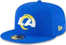 New Era NFL 59FIFTY Team Color Authentic Collection Fitted On Field Game Cap Hat, LOS ANGELES RAMS, 58 EU von New Era