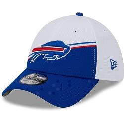 New Era - NFL Buffalo Bills 2023 Sideline 39Thirty Stretch Cap Farbe Blau-Weiß, Größe L-XL von New Era