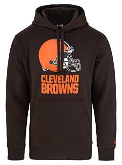 New Era - NFL Cleveland Browns Team Logo Hoodie - Braun Größe 4XL, Farbe Braun von New Era