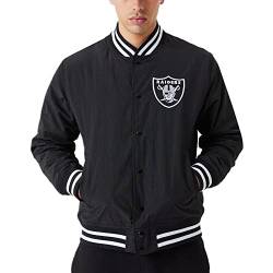 New Era - NFL Las Vegas Raiders Team Logo Bomber Jacke Farbe Schwarz, Größe L von New Era