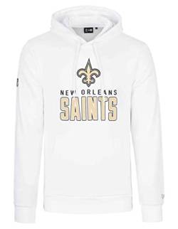New Era - NFL New Orleans Saints Team Logo and Name Hoodie Farbe Weiß, Größe XS von New Era