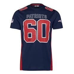 New Era New England Patriots NFL Established Number Mesh Tee Blue T-Shirt - 4XL von New Era
