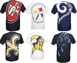 New Era New Orleans Saints Big Logo Back T-Shirt Black - XXL von New Era