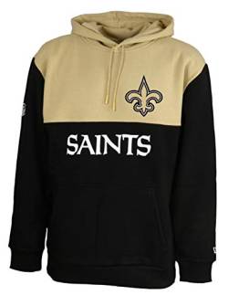 New Era New Orleans Saints NFL Colour Block Hoody Beige/Black - 3XL von New Era