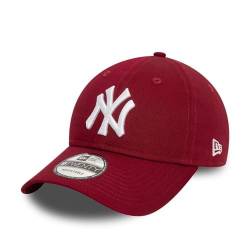 New Era New York Yankees MLB League Essential Weinrot Verstellbare 9Twenty Cap - One-Size von New Era