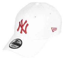 New Era New York Yankees White Solid Back Hit 9Forty Adjustable Cap - One-Size von New Era