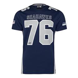 New Era Seattle Seahawks NFL Established Number Mesh Tee Blue T-Shirt - XXL von New Era