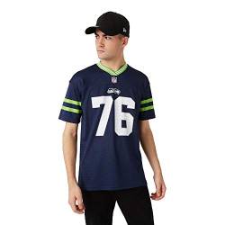 New Era Seattle Seahawks T-Shirt NFL Jersey American Football Fanshirt Blau - XL von New Era