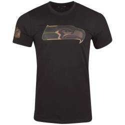 New Era Shirt - NFL Seattle Seahawks schwarz / wood camo von New Era