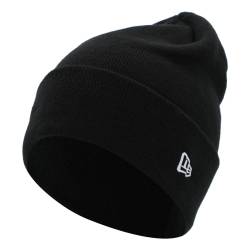 New Era Strick Wintermütze Cuff Beanie schwarz von New Era