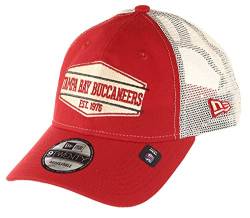 New Era Tampa Bay Buccaneers Red 9Twenty Trucker Cap - One-Size von New Era