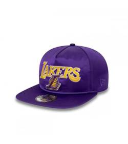 New Era The Golfer Snapback Cap NBA Patch Retro Los Lakers Purple (M/L) von New Era
