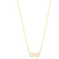 DIAMOND HALSKETTE 14K Gold von New One