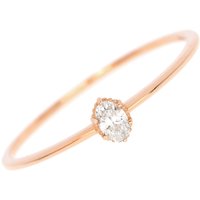 DIAMOND Ring 14K Roségold von New One