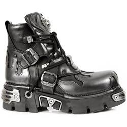 New Rock , Unisex Erwachsene Biker Boots , Schwarz - schwarz - Größe: 40 EU von New Rock