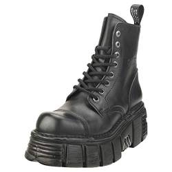 New Rock M.newmili083-s39 Stiefelletten/Boots Herren Schwarz - 38 - Boots Shoes von New Rock