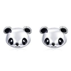 NewL Ohrstecker aus 925er Sterlingsilber, Tierkollektion, niedlicher Panda-Schmuck für Frauen von NewL