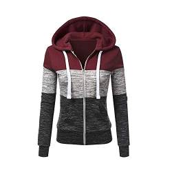 Newbestyle Jacke Damen Sweatjacke Hoodie Sweatshirtjacke Pullover Oberteile Kapuzenpullover von Newbestyle