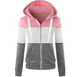 Newbestyle Jacke Damen Sweatjacke Hoodie Sweatshirtjacke Pullover Oberteile Kapuzenpullover von Newbestyle