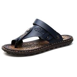 Newbestyle Sommer Strand Sandalen Herren Pantoletten Zehentrenner Dunkelblau 39 von Newbestyle