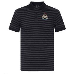 Newcastle United FC - Herren Polo-Shirt mit Streifen - garngefärbt - Offizielles Merchandise - Geschenk für Fußballfans - 3XL von Newcastle United FC