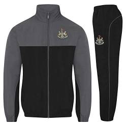 Newcastle United FC - Herren Trainingsanzug - Jacke & Hose - Offizielles Merchandise - Geschenk für Fußballfans - Schwarz - M von Newcastle United FC