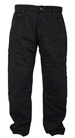 Newfacelook Schwarze Motorradhose Rüstungen Motorrad Hose Jeans Kommt mit Aramid verstärkt Schutzauskleidung von Newfacelook