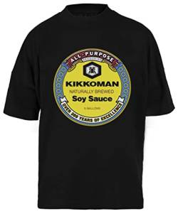 All-Purpose-Kikkoman Soy Sauce Summer T-Shirt Unisex Schwarz Baggy Tee Für Männer Frauen von Newtee