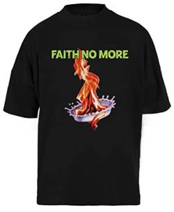 Graphic Faith Arts No More Love Rock Band T-Shirt Unisex Schwarz Baggy Tee Für Männer Frauen von Newtee