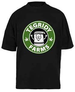 Tegridy Farms T-Shirt Unisex Schwarz Baggy Tee Für Männer Frauen von Newtee