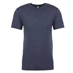 Next Level Herren Tri-Blend T-Shirt (L) (Indigo) von Next Level