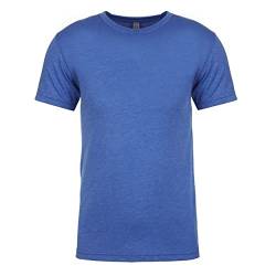 Next Level Herren Tri-Blend T-Shirt (L) (Vintage Königsblau) von Next Level