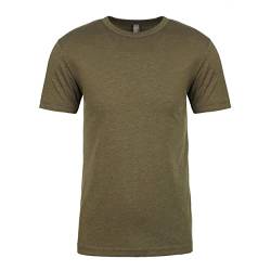 Next Level Herren Tri-Blend T-Shirt (M) (Militärgrün) von Next Level