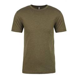 Next Level Herren Tri-Blend T-Shirt (XL) (Militärgrün) von Next Level