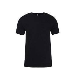 Next Level Unisex T-Shirt mit Rundhalsausschnitt, für Erwachsene (M) (Schwarz) von Next Level