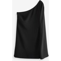 Next One-Shoulder-Kleid Einschulteriges Minikleid mit Cape-Ärmeln (1-tlg) von Next