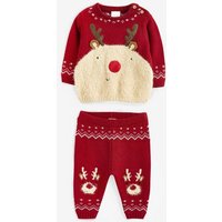 Next Shirt & Leggings 2-teiliges Baby Fleece-Set Sweatshirt und Leggings (2-tlg) von Next