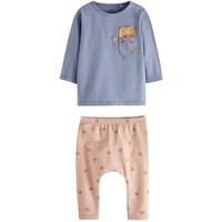 Next Shirt & Leggings Baby T-Shirt und Leggings, 2-teiliges Set (2-tlg) von Next