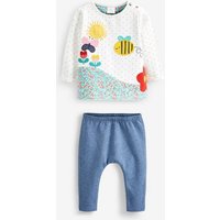 Next Shirt & Leggings Oberteil und Leggings fürs Baby im Set (2-tlg) von Next