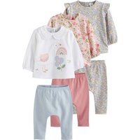 Next Shirt & Leggings T-Shirts und Leggings im 6-teiligen Baby-Set (6-tlg) von Next