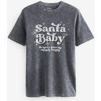 Next T-Shirt Baby T-Shirt mit Weihnachtsmann (1-tlg) von Next