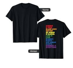 Backprint Kindness is everything LGBTQ+ Pride T-Shirt von NextLevel Merch