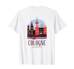 Backprint Köln Stadt Ruhrgebiet T-Shirt von NextLevel Merch