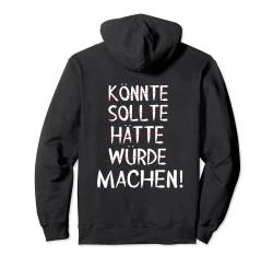 Backprint Könnte sollte hätte würde Machen Pullover Hoodie von NextLevel Merch