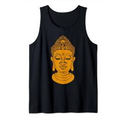 Buddha Kopf Meditation und Yoga Tank Top von NextLevel Merch