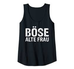 Damen Böse alte Frau Spruch Motiv für alte Frauen mit Sarkasmus Tank Top von NextLevel Merch