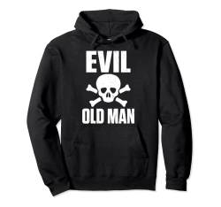 Evil old man Der böse Alte Mann Totenkopf Pullover Hoodie von NextLevel Merch